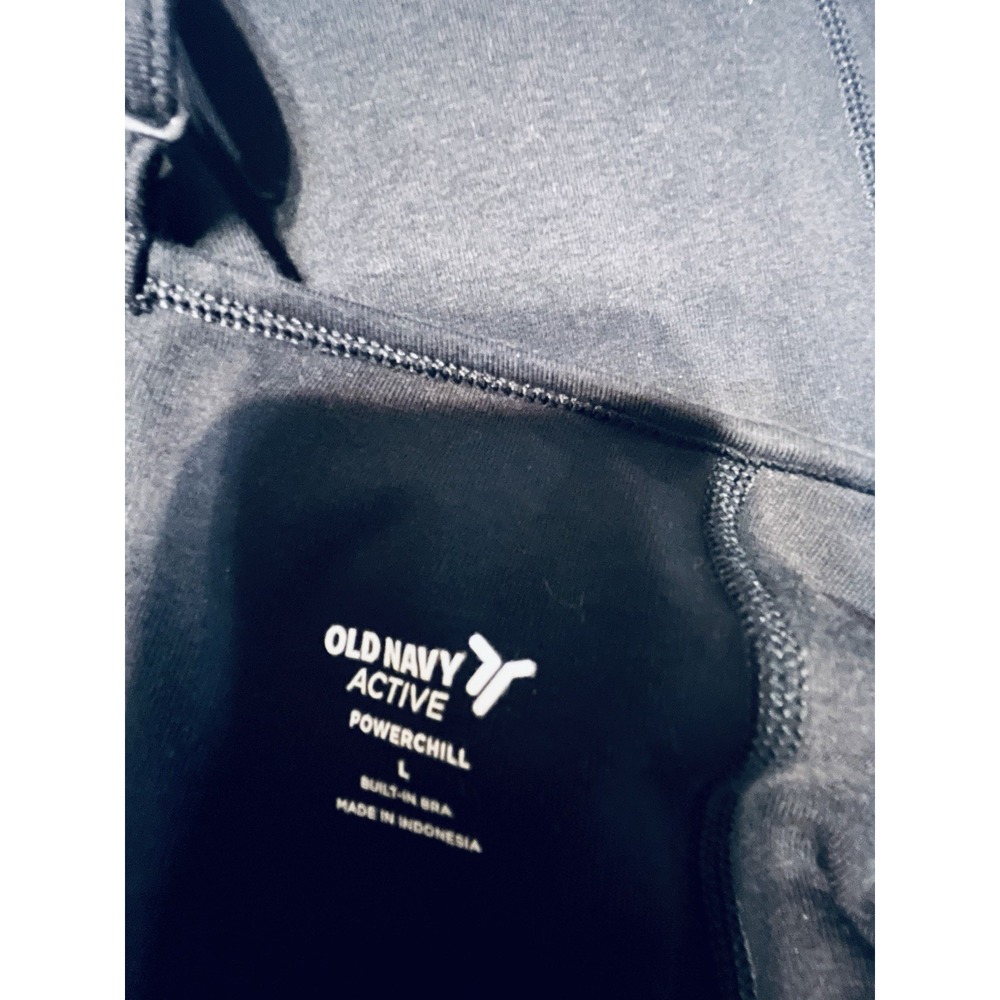 Old Navy Black Lg Power soft Sleeveless Workout‎ Bodysuit/Jumper/Active Sexy Y2K - Picture 6 of 14